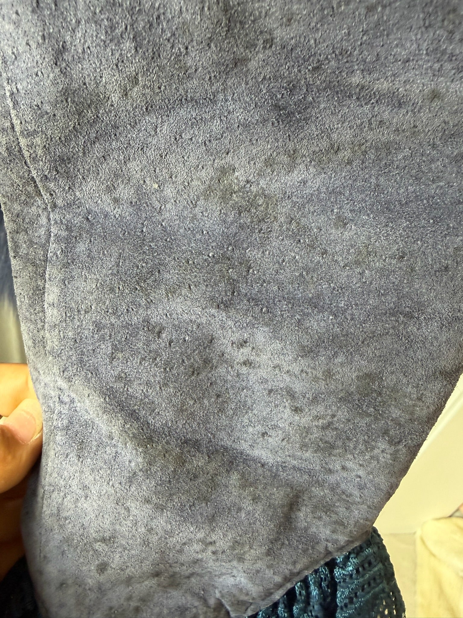 90s Misty blue pigskin jacket from Noveli